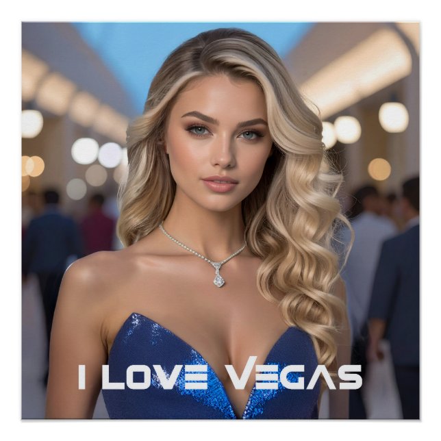 ICH LIEBE VEGAS POSTER (Vorderseite)