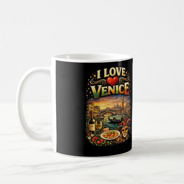 Ich liebe Venedig Kaffeetasse (Links)