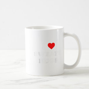 Ich liebe verschwitzt Umarmungen Marathon-Gucken-T Kaffeetasse