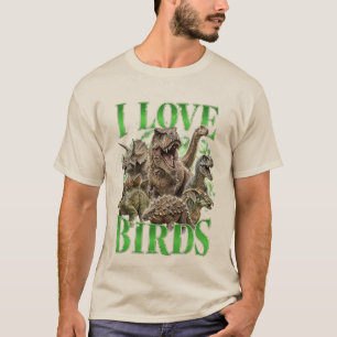 Ich liebe Vögel T-Shirt