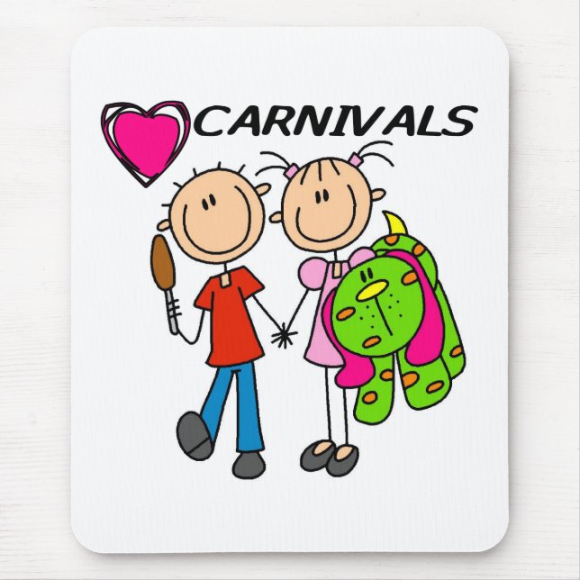 Ich liebe Volksfeste Mousepad (Vorne)
