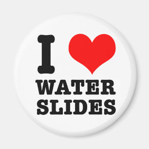 ICH LIEBE WASSERRÜTSCHEN MAGNET
