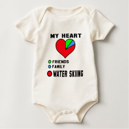 Ich Liebe Wasserski. Baby T-shirt