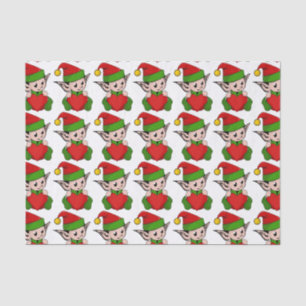 "ICH LIEBE WEIHNACHTEN" ELF SEIDENPAPIER