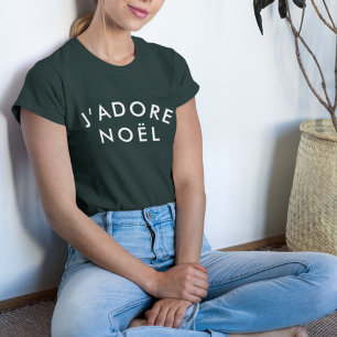 Ich liebe Weihnachten Modern Love Christmas Tren T-Shirt