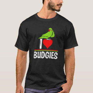 Ich liebe Wellensittiche  Süßer Vogel Meme Papagei T-Shirt