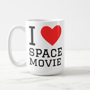 Ich liebe Weltraum-Film Kaffeetasse