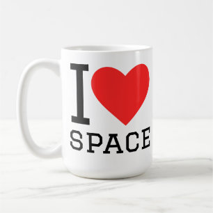 Ich liebe Weltraum Kaffeetasse