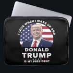 Ich Liebe, wenn ich Weckte und Donald Trump mein P Laptopschutzhülle<br><div class="desc">Liebe,  wenn ich Weckte und Donald Trump mein Präsident Trump/Vance 2025 ist</div>