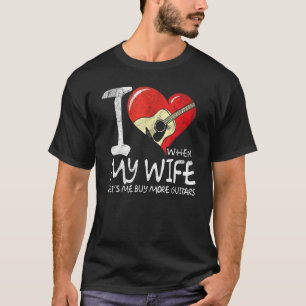 Ich Liebe, wenn meine Ehefrau Lasse mir kaufen meh T-Shirt
