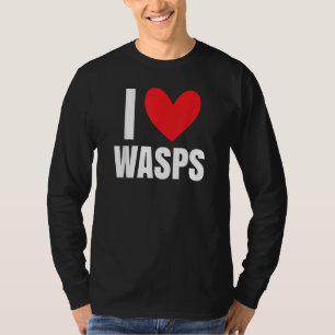 Ich liebe Wespen Bienen Fliegendes Insekt Nest Hor T-Shirt