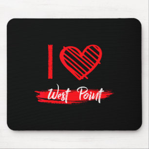 Ich liebe West Int I Heart West Int Mousepad