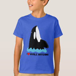 Ich Liebe Whale Orca Whale beobachten T-Shirt