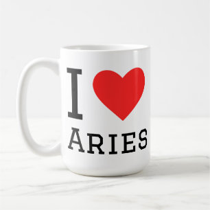 Ich liebe Widder Kaffeetasse