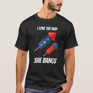 Ich Liebe, wie sie sich bängt, um Paare 4. T-Shirt