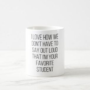 Ich Liebe, wie wir nicht laut sagen müssen, dass i Kaffeetasse