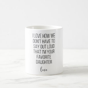 Ich Liebe, wie wir nicht laut sagen müssen, dass i Kaffeetasse