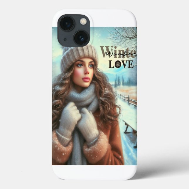 Ich Liebe Winter Case-Mate iPhone Hülle (Rückseite)