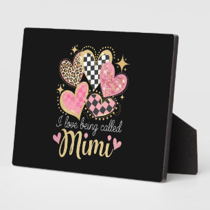 Ich Liebe wird Mimi Oma Mama Muttertag genannt Fotoplatte