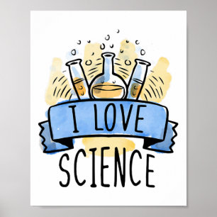 Ich liebe Wissenschaft Poster