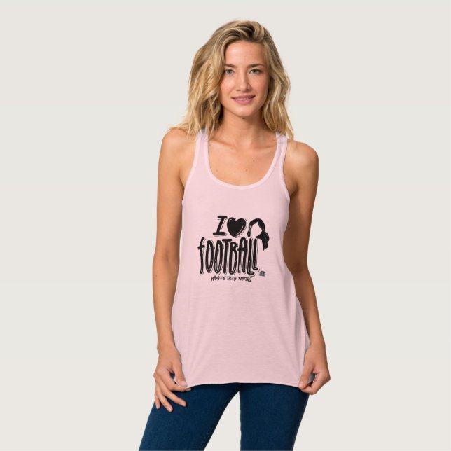 Ich liebe WTF Tank Top (Vorderseite Vollansicht)