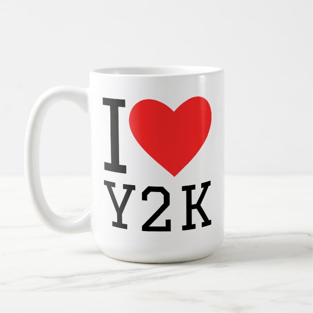 Ich liebe y2k kaffeetasse (Links)