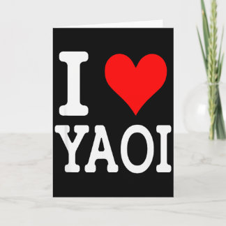 Ich liebe Yaoi  Karte