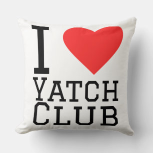 Ich liebe Yatch Club Kissen