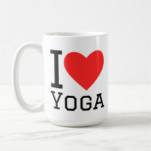 Ich liebe Yoga Kaffeetasse