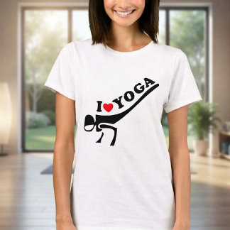Ich liebe Yoga T-Shirt