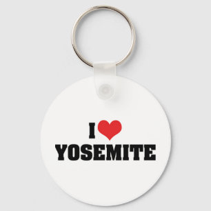 Ich liebe Yosemite Schlüsselanhänger