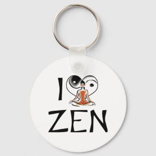 Ich liebe Zen Schlüsselanhänger