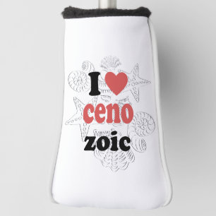 Ich liebe zenozoische lustige Zitate für Wissensch Golf Headcover