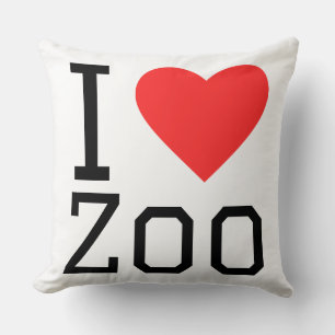 Ich liebe Zoo Kissen