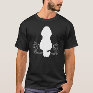 Ich liebe zwei Dinge Bücher und Hunde Hunde-Mama T-Shirt