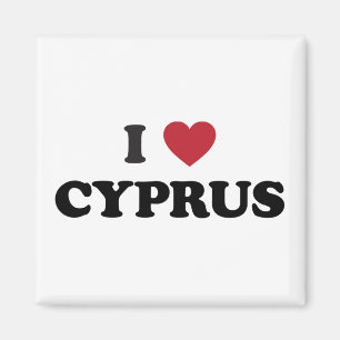 Ich liebe Zypern Magnet