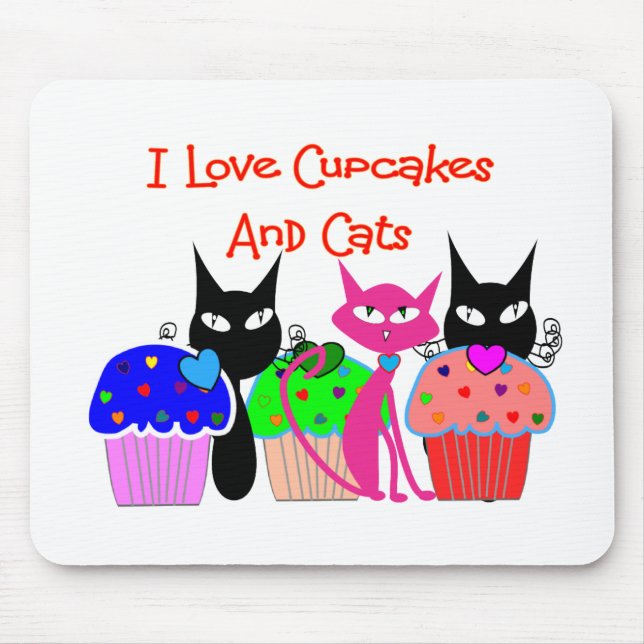 "Ich Liebekleine kuchen und Mousepad (Vorne)