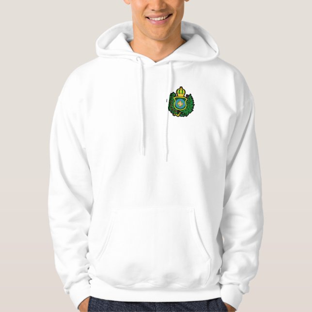 Ich liebenswürdig empfange mit Namensschild der Hoodie (Vorderseite)