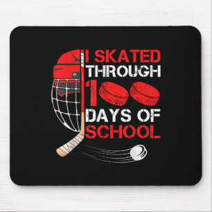Ich lief 100 Tage lang durch den Eishockeyschläger Mousepad