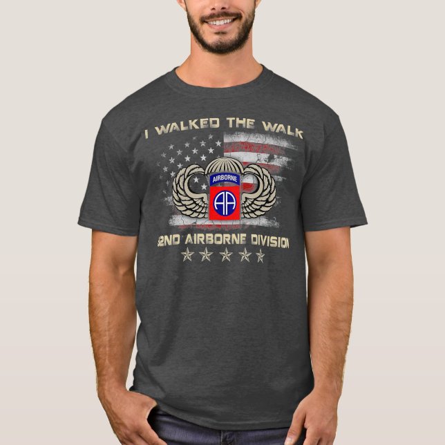 Ich lief die 82. Im Flugzeug Abteilung T Mens T-Shirt (Vorderseite)