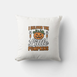 Ich liefere die kleinen Kürbisse Halloween Kranken Kissen