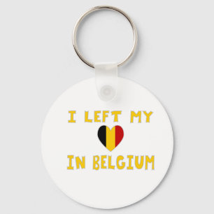 Ich ließ mein Herz in Belgien Schlüsselanhänger