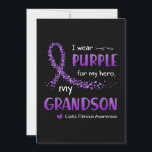 Ich Lila Grandson Cystic Fibrosis Awareness Einladung<br><div class="desc">Ich Lila Grandson Cystic Fibrosis Awareness</div>