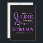 Ich Lila Grandson Cystic Fibrosis Awareness Einladung<br><div class="desc">Ich Lila Grandson Cystic Fibrosis Awareness</div>