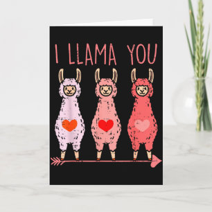 Ich Llama Du Süße Valentinstag Alpaka Mädchen Frau Karte
