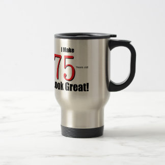 Ich mache 75 Jahre alte Blick-groß! Reisebecher