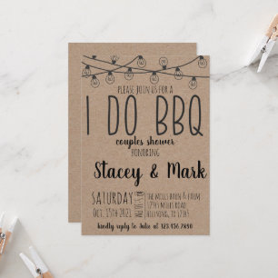 Ich mache BBQ Einladung