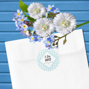 Ich mache BBQ Runder Aufkleber