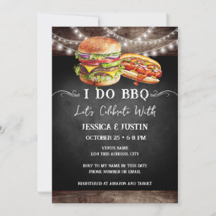 Ich mache BBQ Verlobungseinladung Einladung