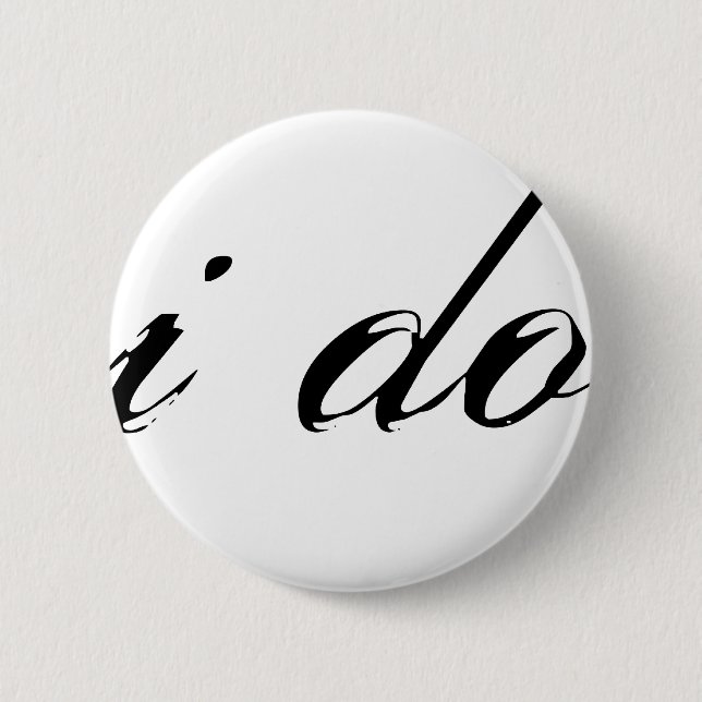 Ich mache Button Schwarz auf Weiß (Vorderseite)